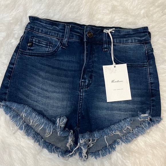 KanCan Pants - Kancan Fray Hem Shorts
